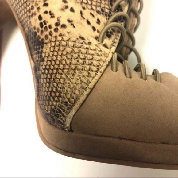 🔥Penny Loves Kenny snakeskin booties platform - Picture 7 of 8